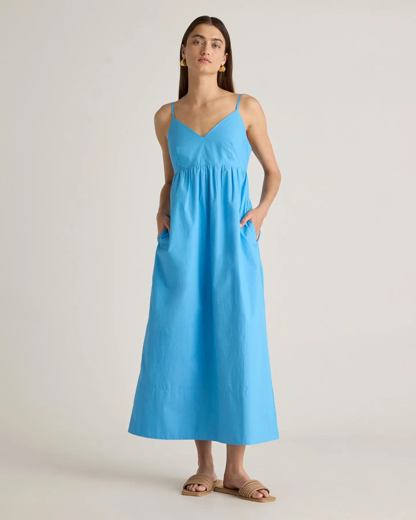 100% Organic Cotton Sleeveless Maxi Dress