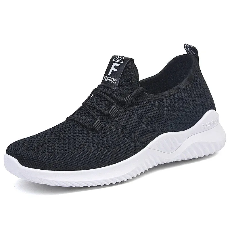 2024 Women's Casual Platform Sneakers – Comfortable, Breathable, Versatile Lace-Up Shoes for Summer Fashion