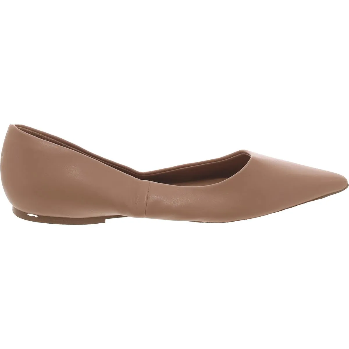 Abound Womens Madelyn Faux Leather Flat Ballet Flats