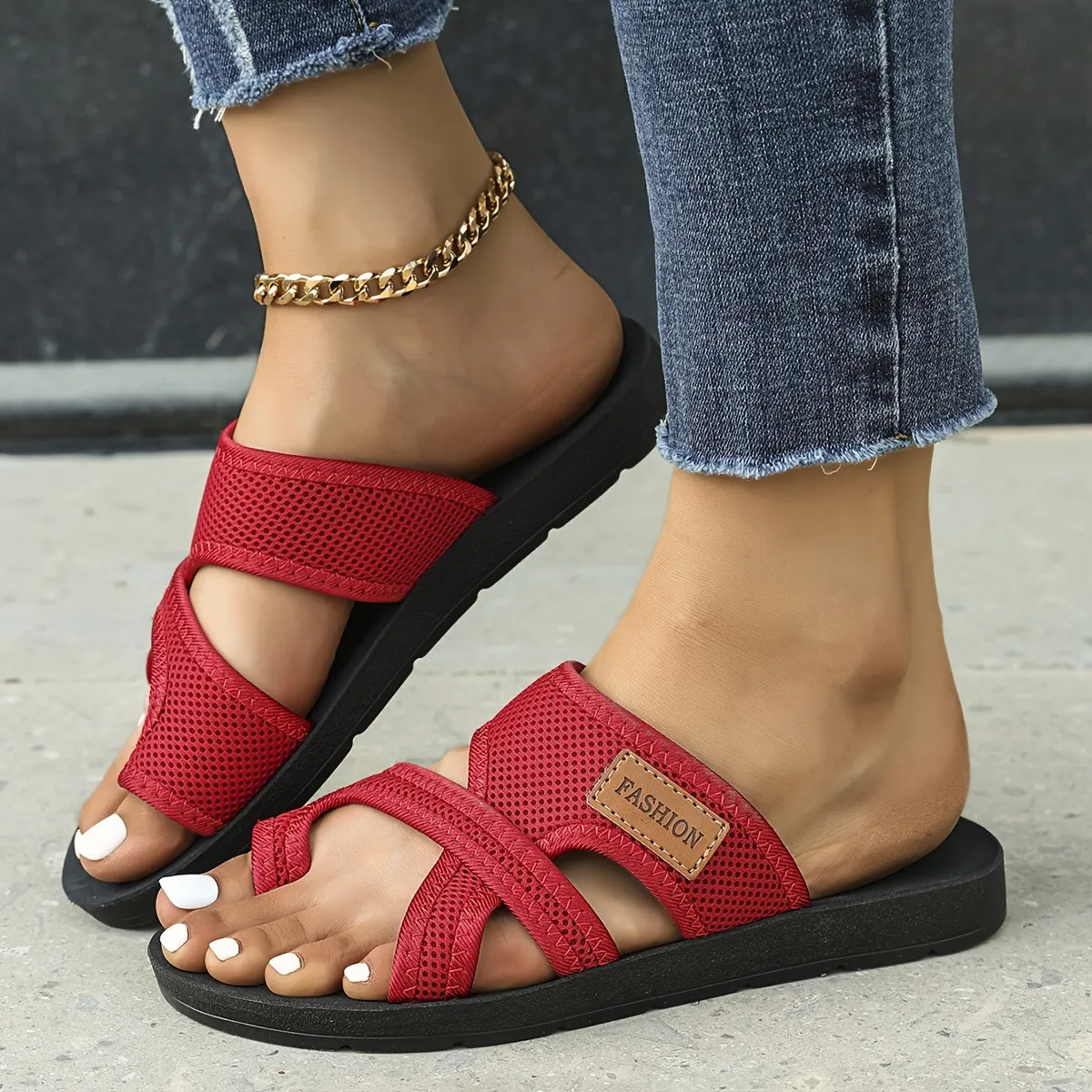 Adriana™ | Orthopaedic Mesh Slide Sandals