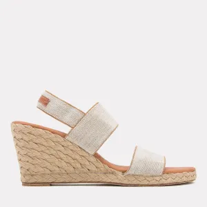 Allison Linen Espadrille Wedge