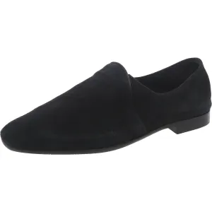 Aquatalia Womens Faux Suede Flat Ballet Flats