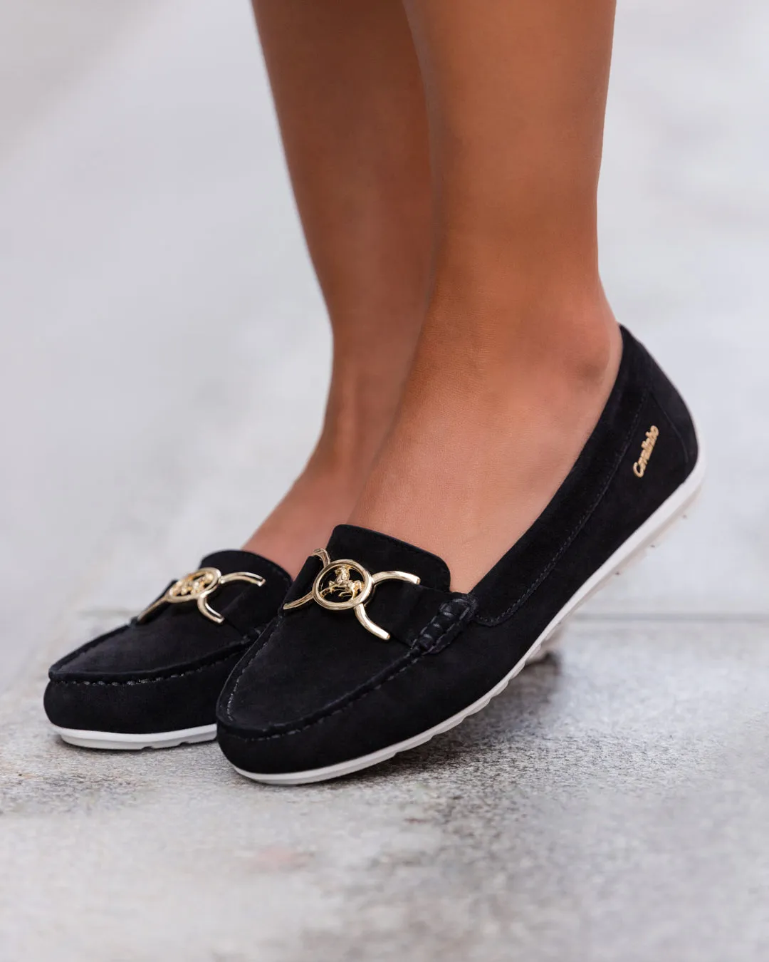 Belle Suede Loafers