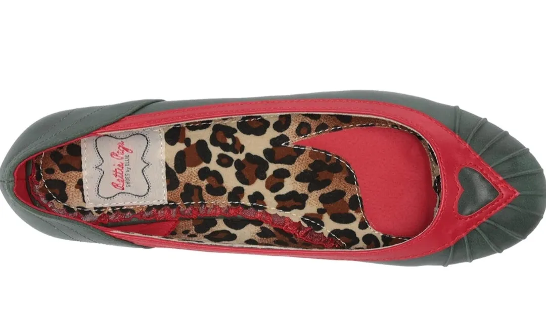 Bettie Page Frances Ballet Flats