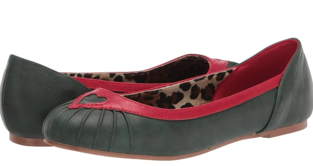 Bettie Page Frances Ballet Flats