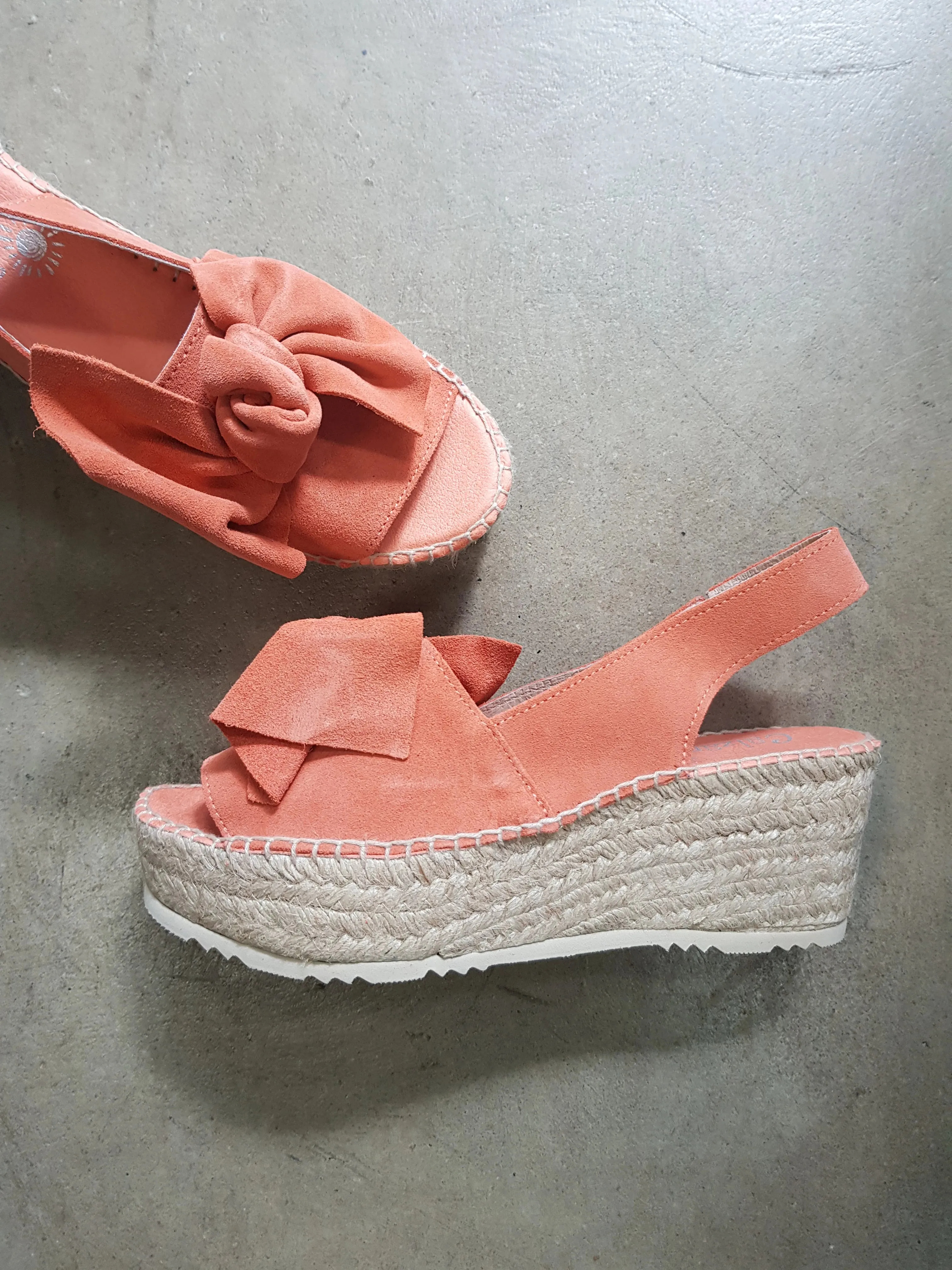 CALZANOR 1926 POMELO - Coral Suede