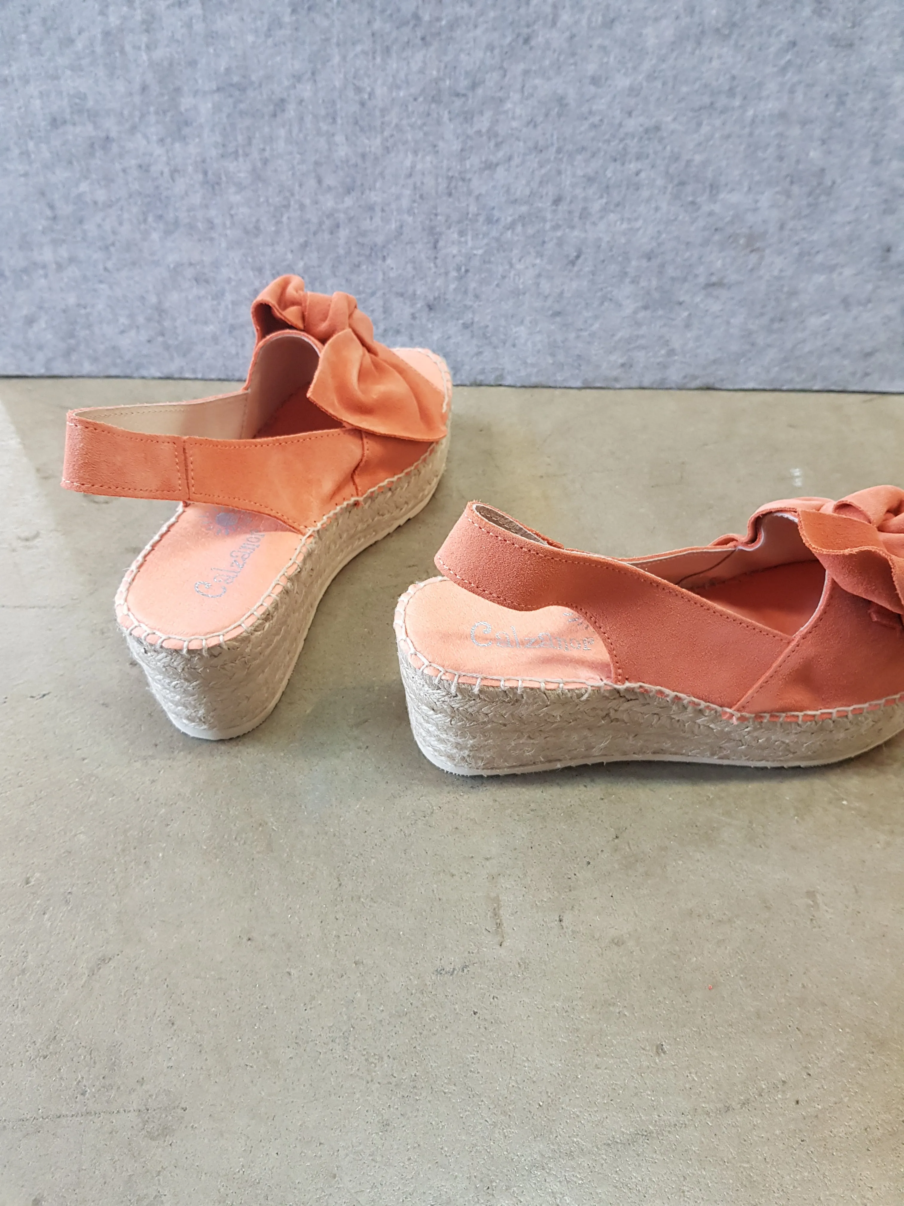 CALZANOR 1926 POMELO - Coral Suede