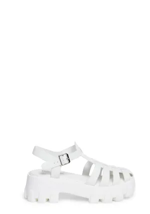 Coastal Comfort Platform Sandals