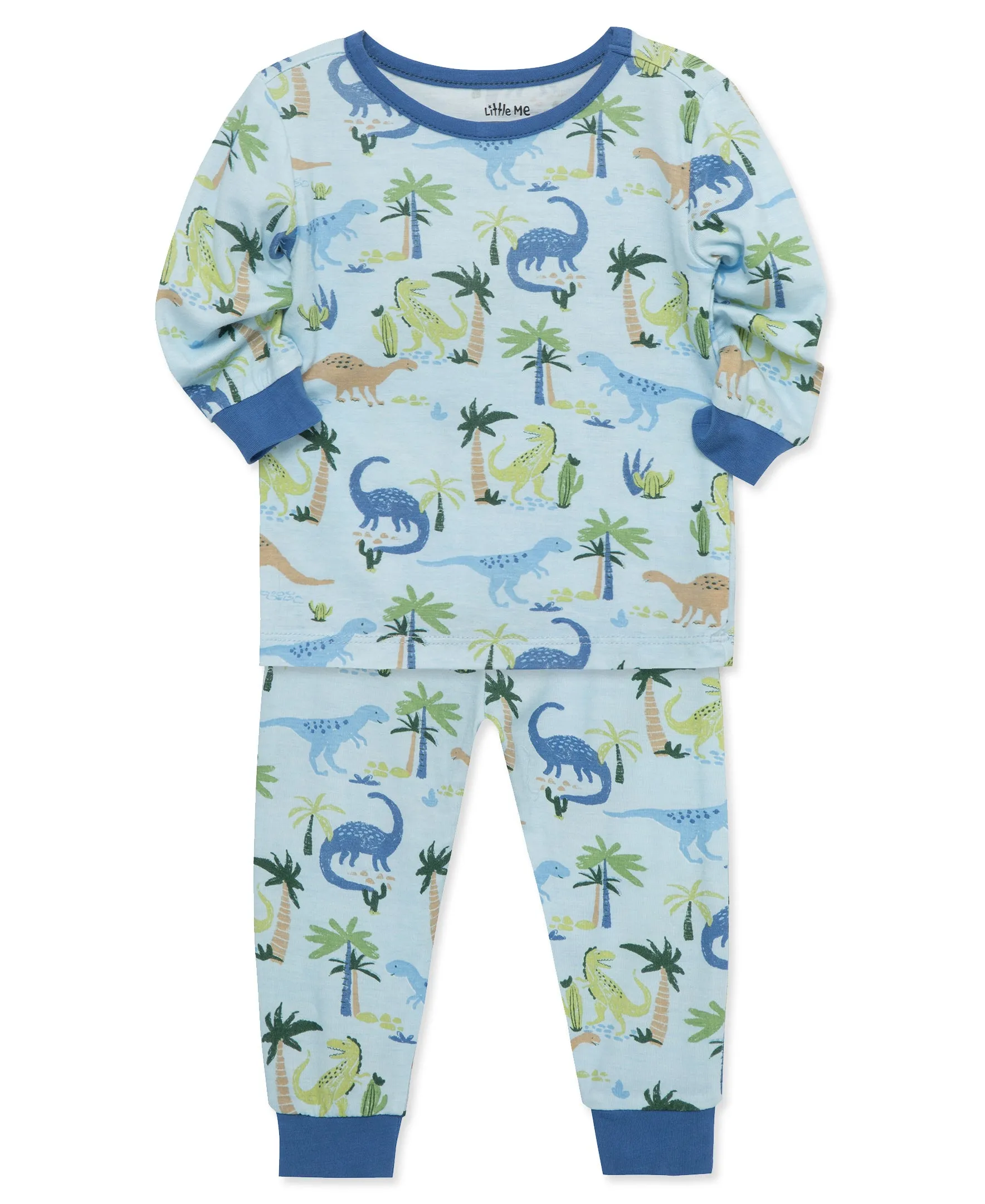 Dino 4-Piece Pajama Set (2T-4T)