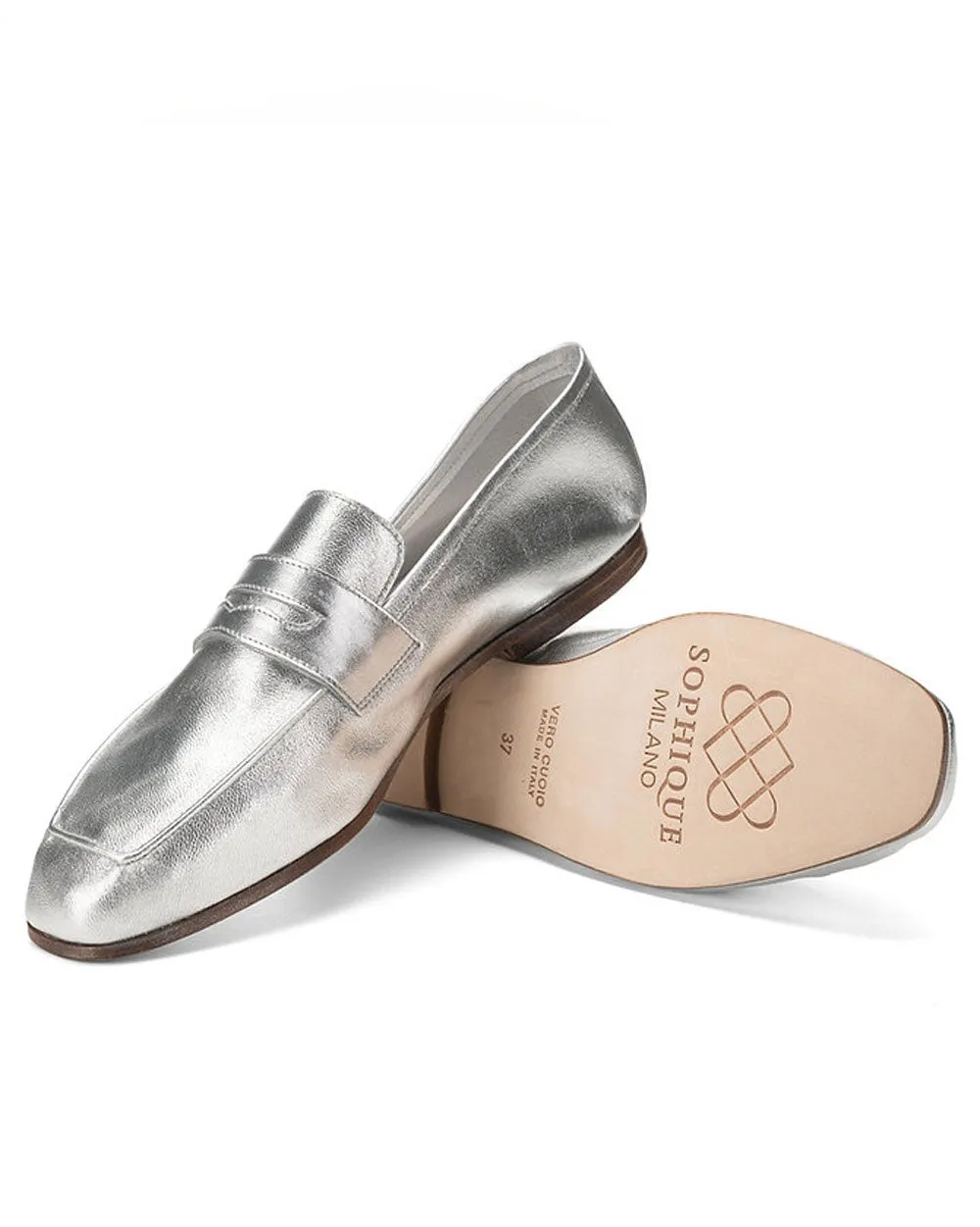 Essenziale Loafer in Silver