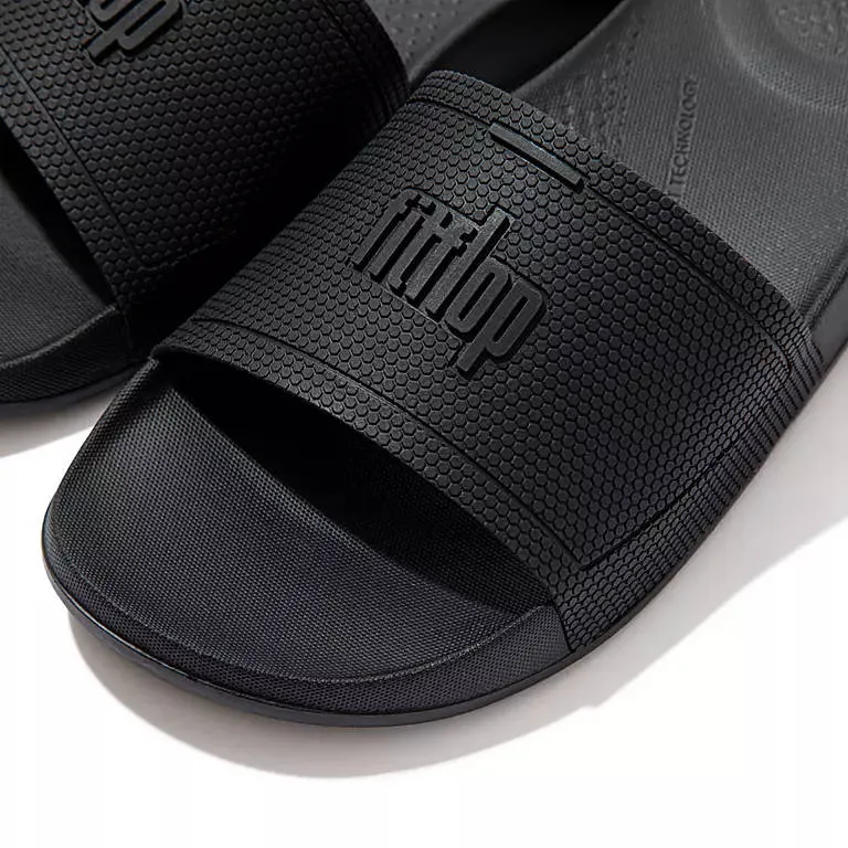 FitFlop Womens Iqushion Slide All Black