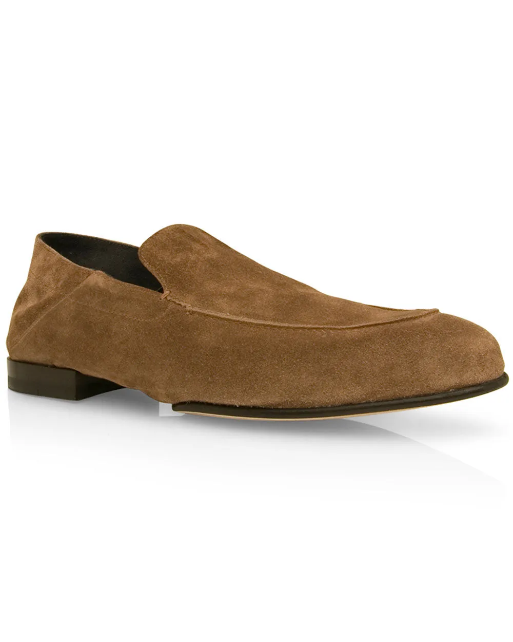 Gallipoli Suede Loafer in Farro