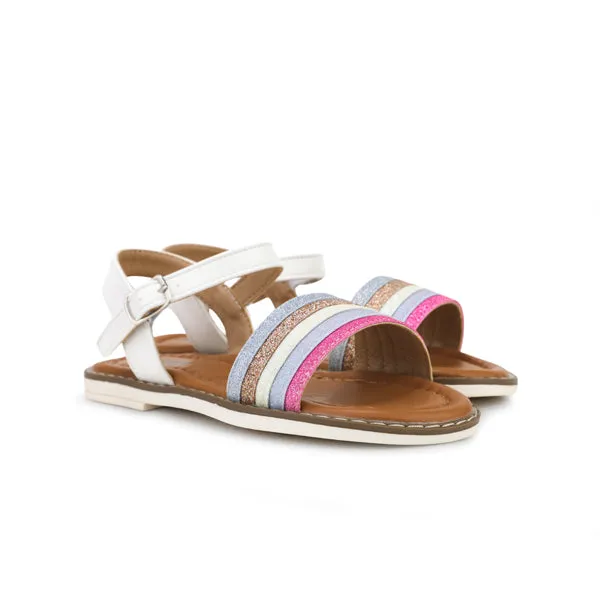 GIRLS' RAINBOW STRAPPY SANDALS