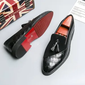 il lussone 3 - Red bottom tassel italian style loafers for men