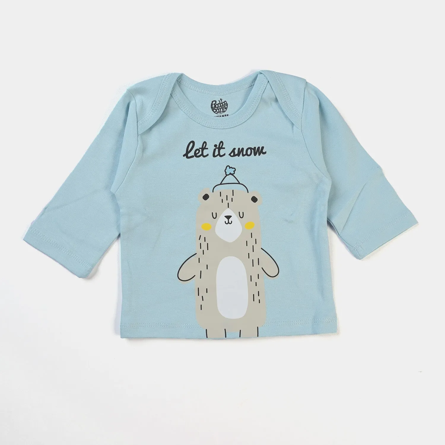 Infant Boys Cotton Set 6PCs Set Bear-Aqua-Esque