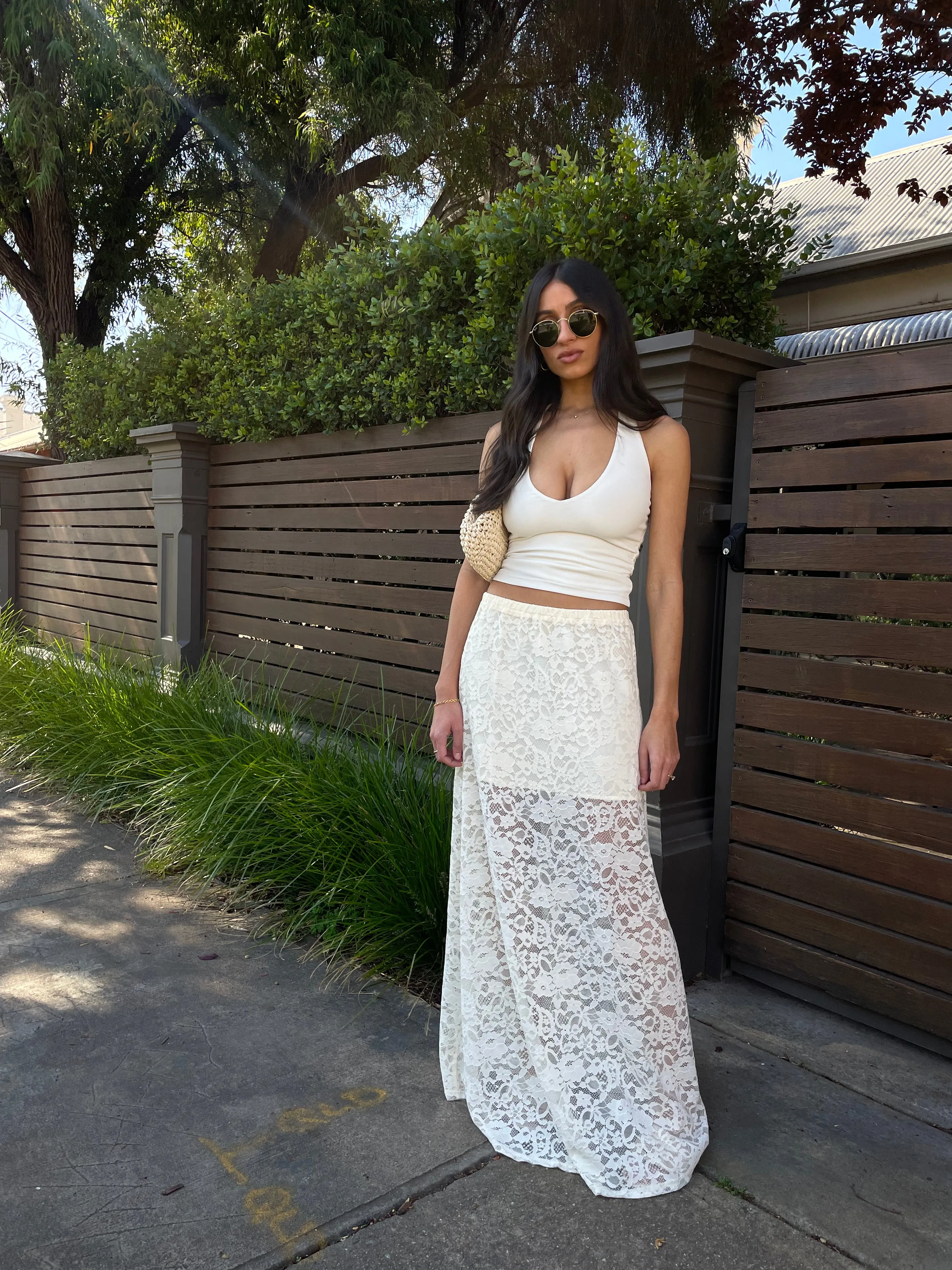 Jasmine Lace Maxi Skirt