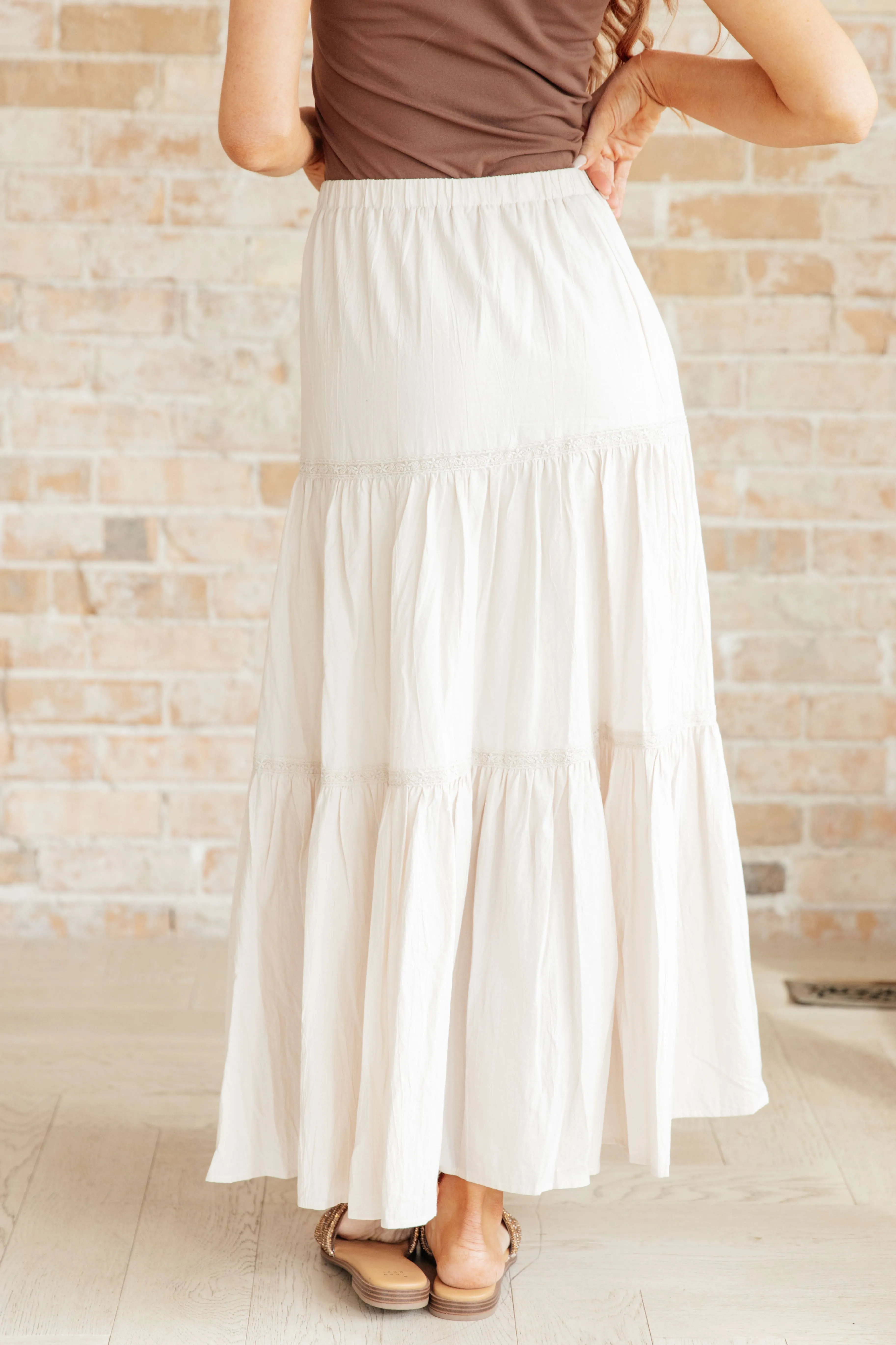 Let It Begin Tiered Maxi Skirt