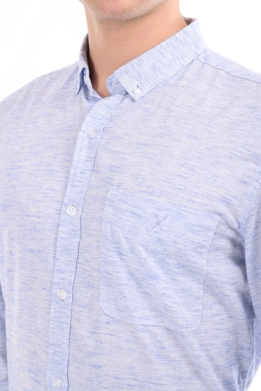 Light Blue Lenin Semi Formal Shirt