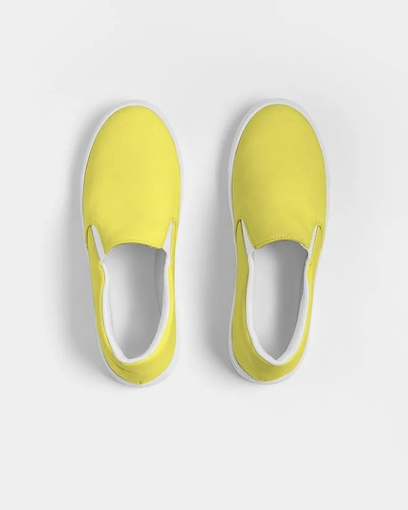 Midtone Yellow Slip-On Canvas Sneakers | Women's | C0M0Y80K0