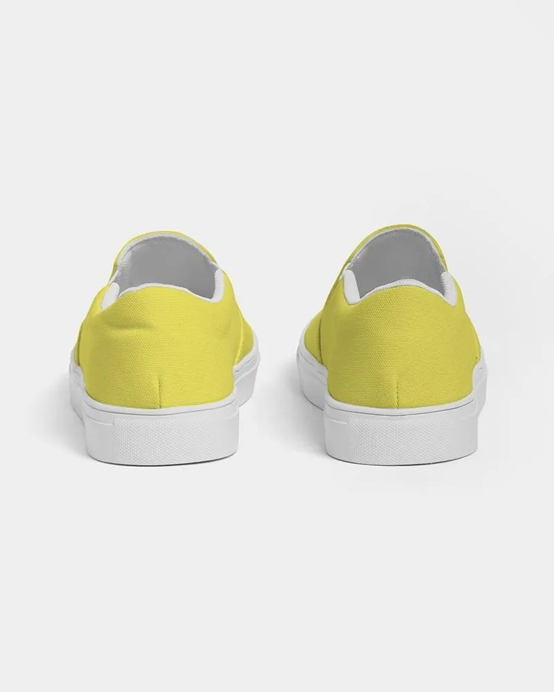 Midtone Yellow Slip-On Canvas Sneakers | Women's | C0M0Y80K0