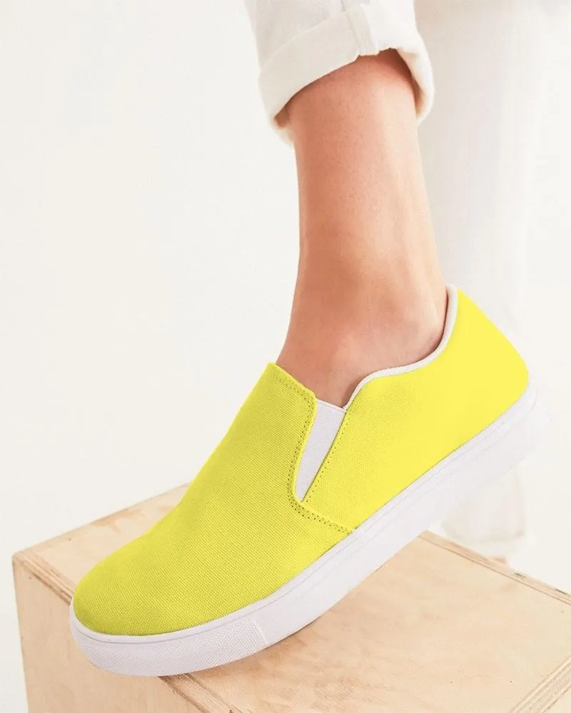 Midtone Yellow Slip-On Canvas Sneakers | Women's | C0M0Y80K0