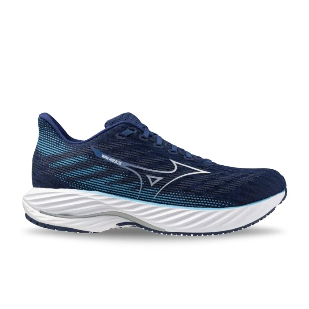 Mizuno Men's Wave Rider 28 - Estate Blue/White