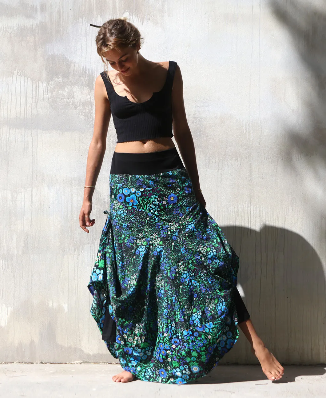 Mountain Flower Maxi Skirt