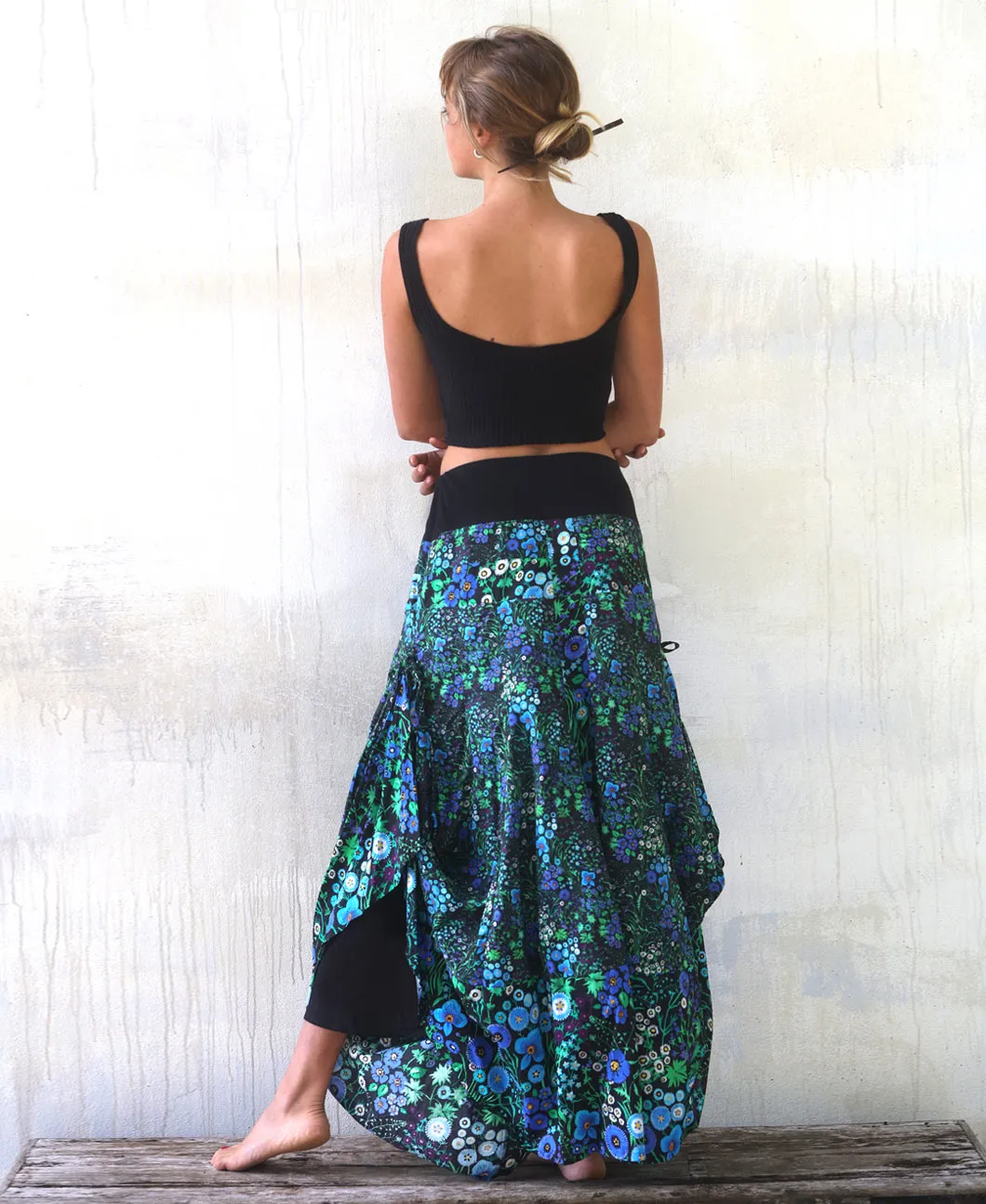 Mountain Flower Maxi Skirt