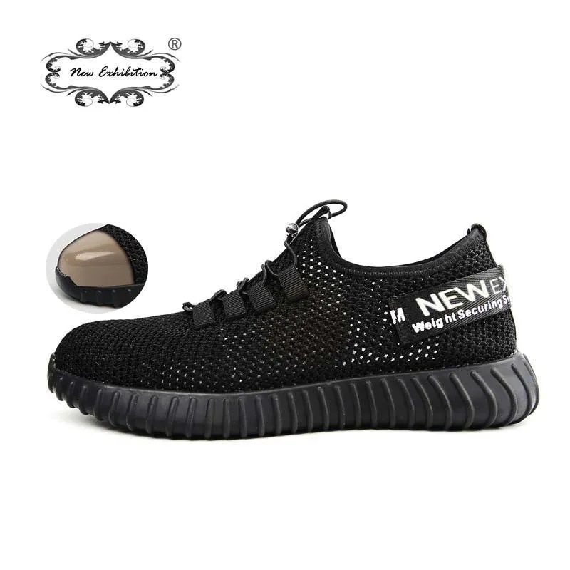 New breathable safety shoes men's Lightweight summer work sandals Single mesh sneakers comfortable