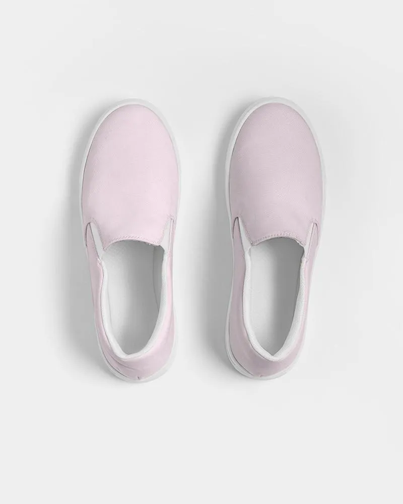 Pale Magenta Slip-On Canvas Sneakers | Men's | Bright Pale Magenta | C0M10Y0K0