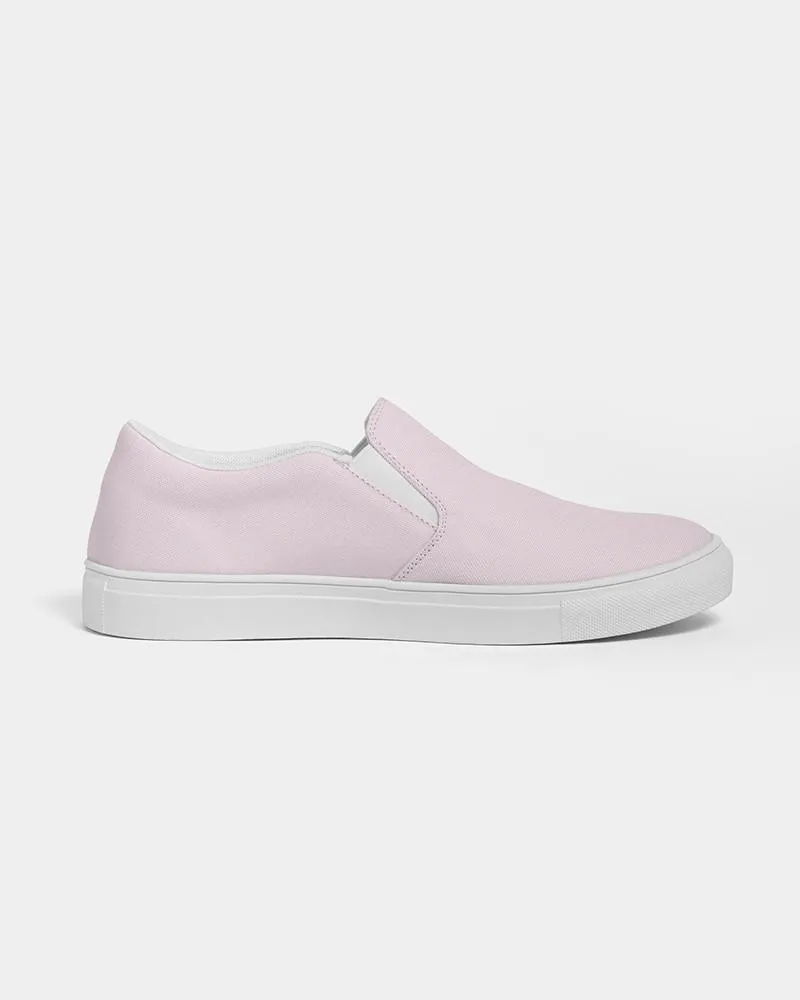 Pale Magenta Slip-On Canvas Sneakers | Men's | Bright Pale Magenta | C0M10Y0K0