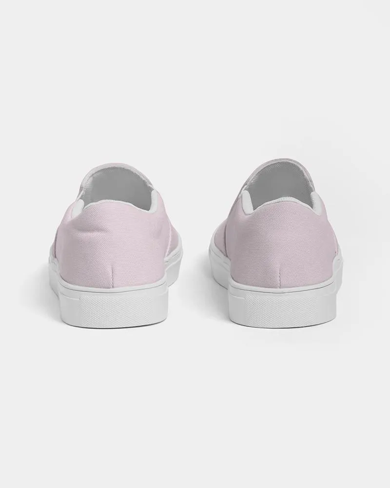 Pale Magenta Slip-On Canvas Sneakers | Men's | Bright Pale Magenta | C0M10Y0K0