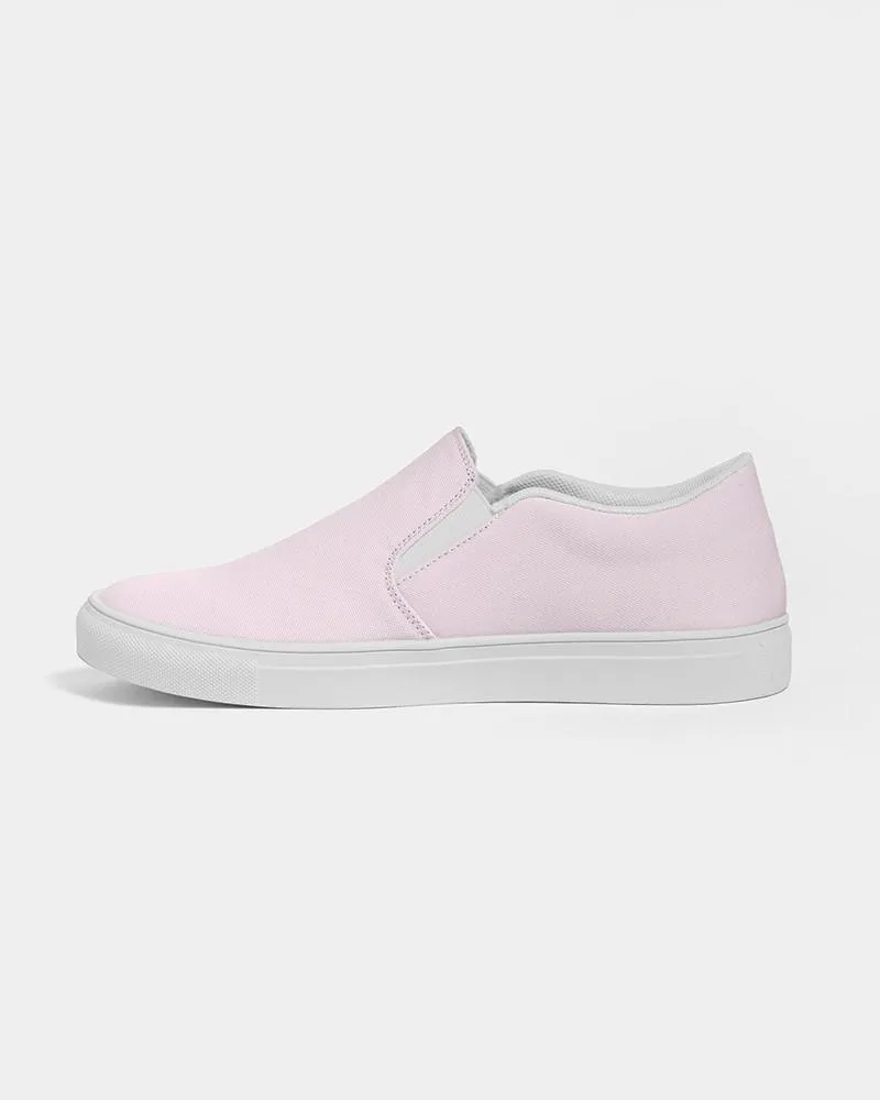 Pale Magenta Slip-On Canvas Sneakers | Men's | Bright Pale Magenta | C0M10Y0K0