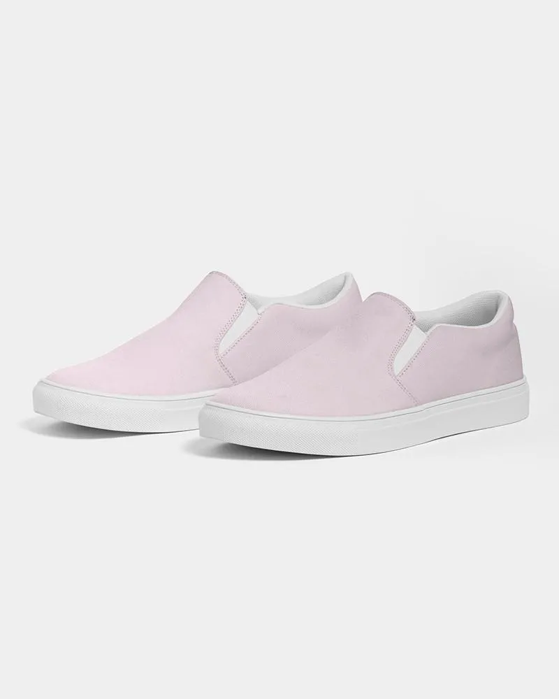 Pale Magenta Slip-On Canvas Sneakers | Men's | Bright Pale Magenta | C0M10Y0K0