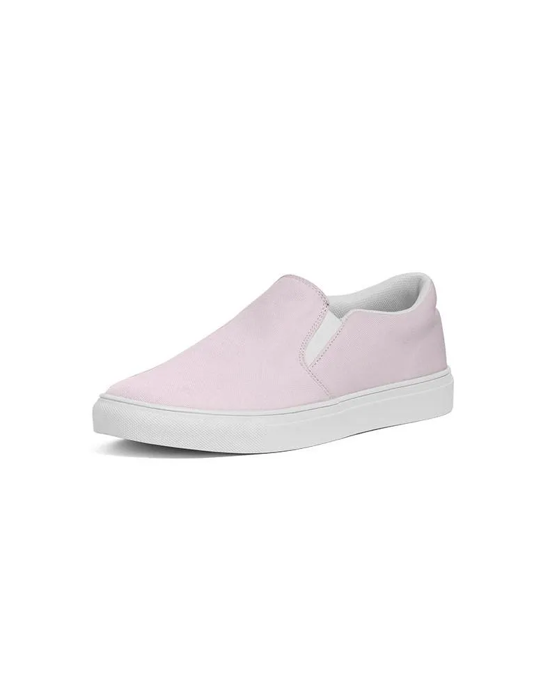 Pale Magenta Slip-On Canvas Sneakers | Men's | Bright Pale Magenta | C0M10Y0K0