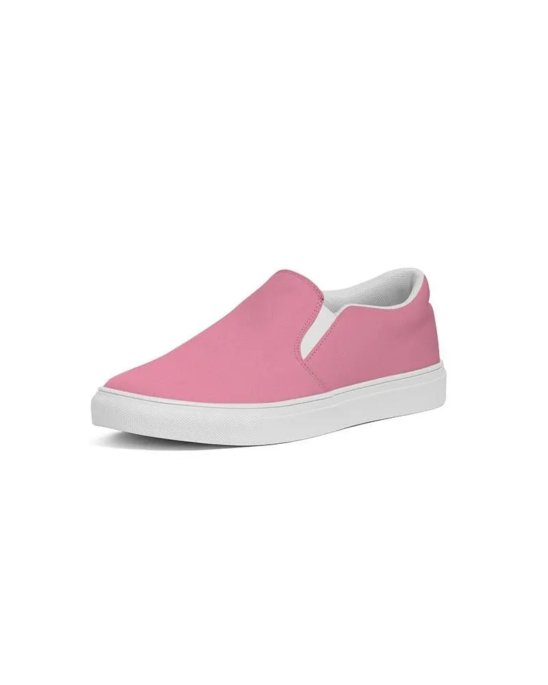 Pastel Cool Pink Slip-On Canvas Sneakers | Women's | Bright Pastel Cool Pink | C0M60Y15K0