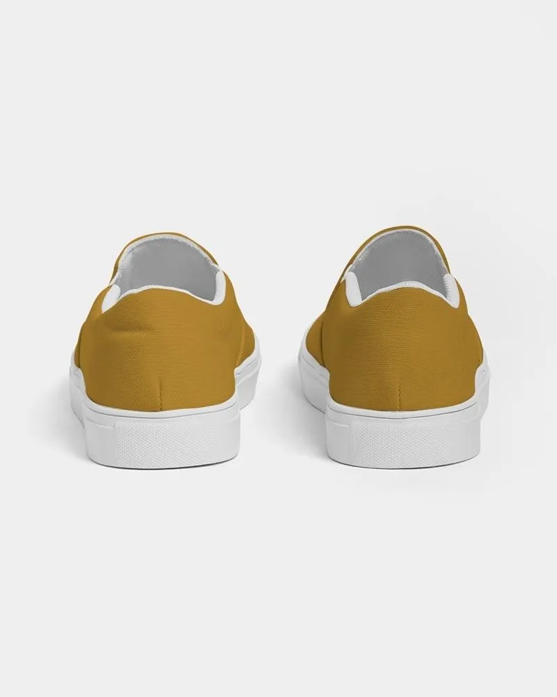 Shaded Orange Slip-On Canvas Sneakers | Men's | C0M38Y100K30