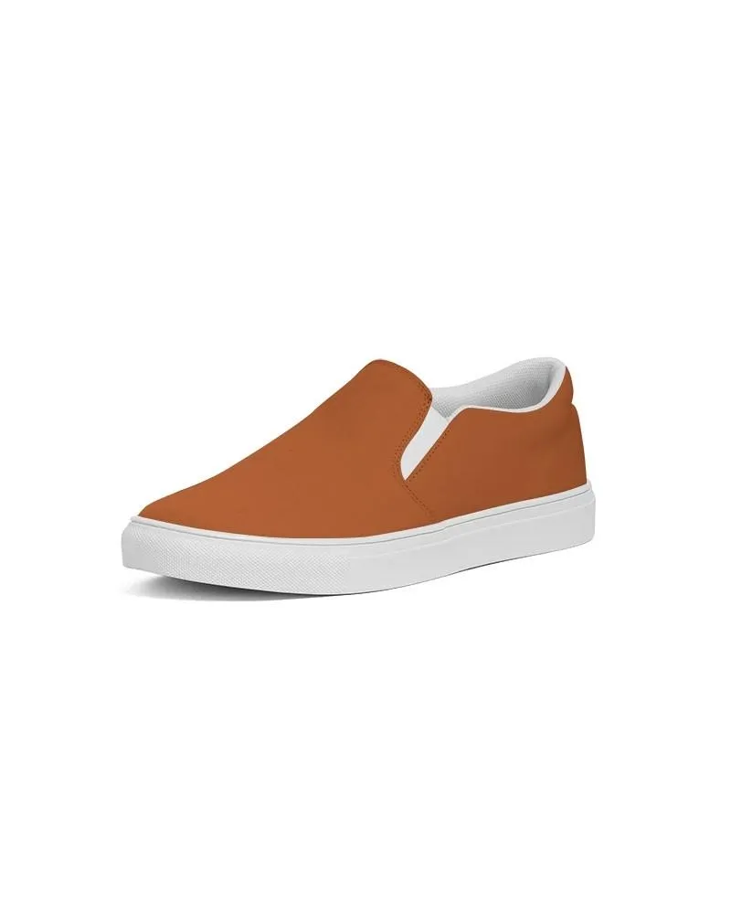 Shaded Orange Slip-On Canvas Sneakers | Men's | C0M75Y100K30