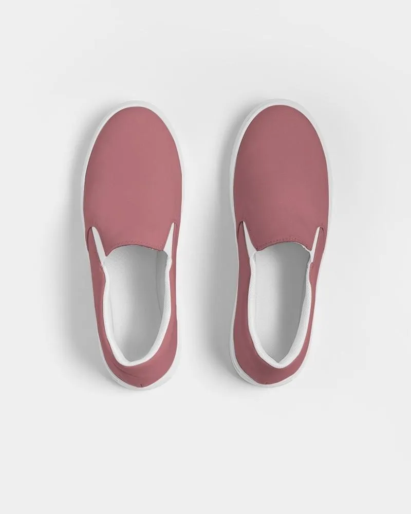 Shaded Pastel Pink Slip-On Canvas Sneakers | Women's | C0M60Y30K30