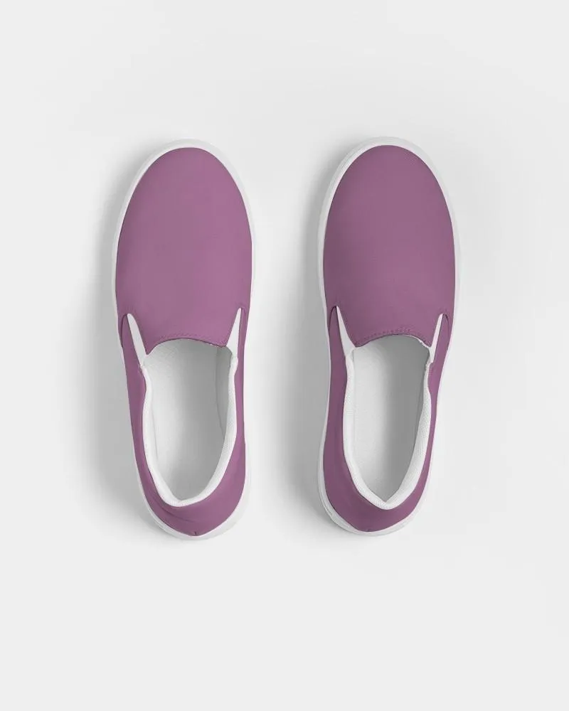 Shaded Pastel Purple Slip-On Canvas Sneakers | Men's | C15M60Y0K30