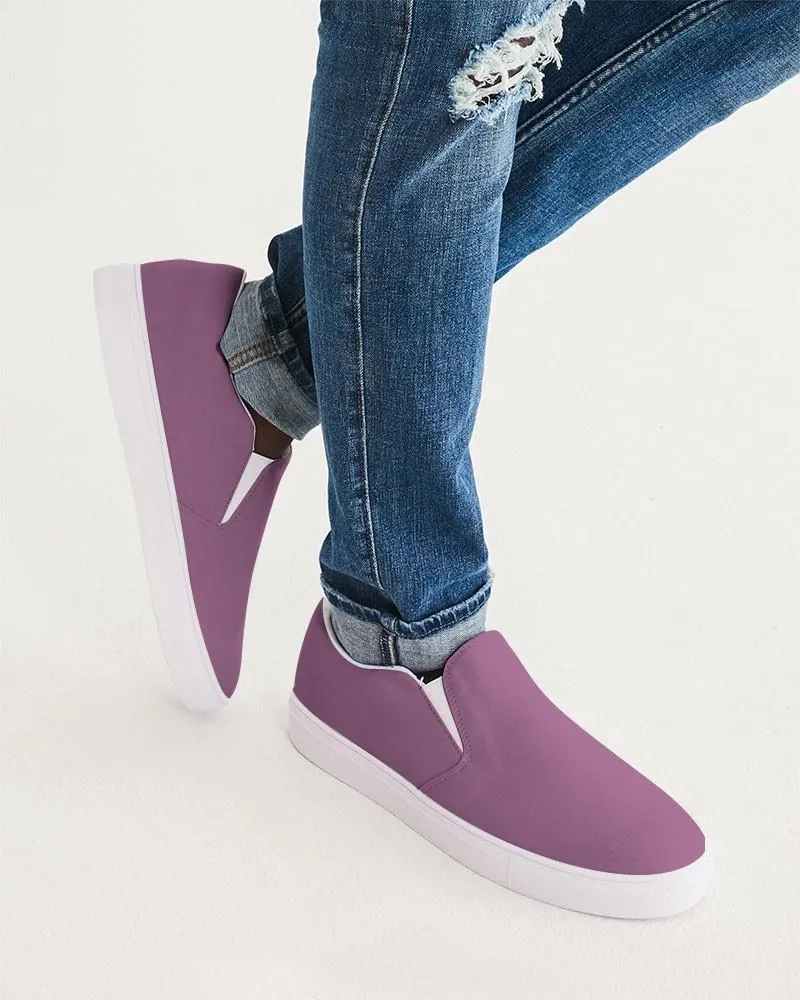 Shaded Pastel Purple Slip-On Canvas Sneakers | Men's | C15M60Y0K30