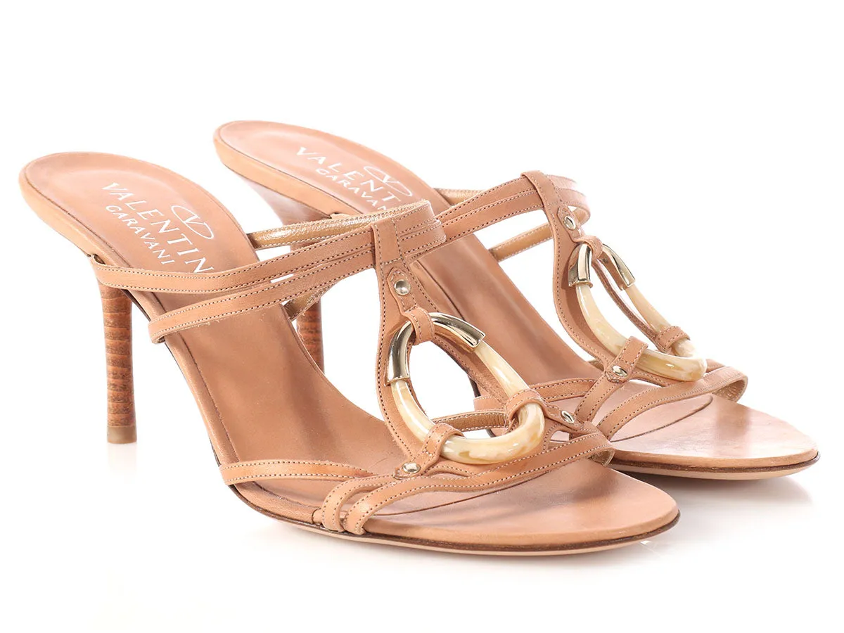 Valentino Beige Strappy Sandals